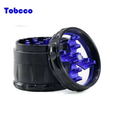 Factory directly Tobacco Grinder Custom Logo Aluminum 4 Layer Wholesale herb grinder 63mm