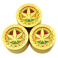 HX004DY-C electric ginder Personalized custom logo aluminum 4 part weed smoking dry herb grinder